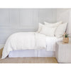Fig Linens - Pom Pom at Home - Blake Cream and Grey Duvet Bedding collection