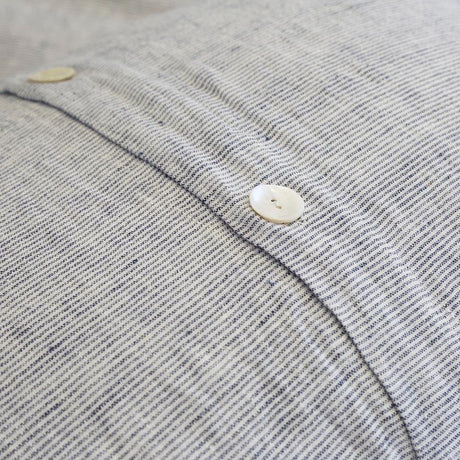 Fig Linens - Pom Pom at Home Bedding - Logan Linen Duvet, Sham with shell closure