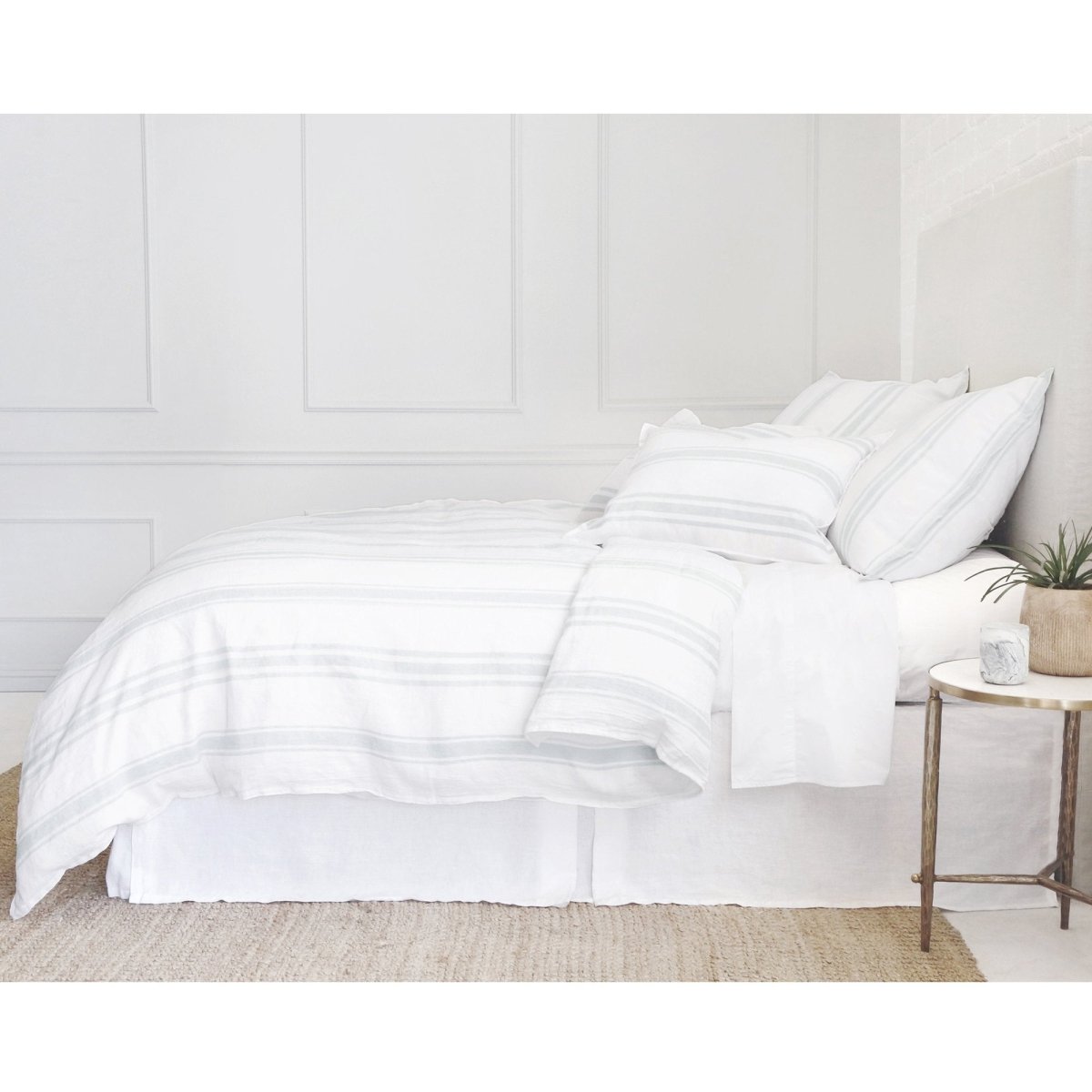Fig Linens - Pom Pom at Home Bedding - Jackson Linen Duvet and Shams