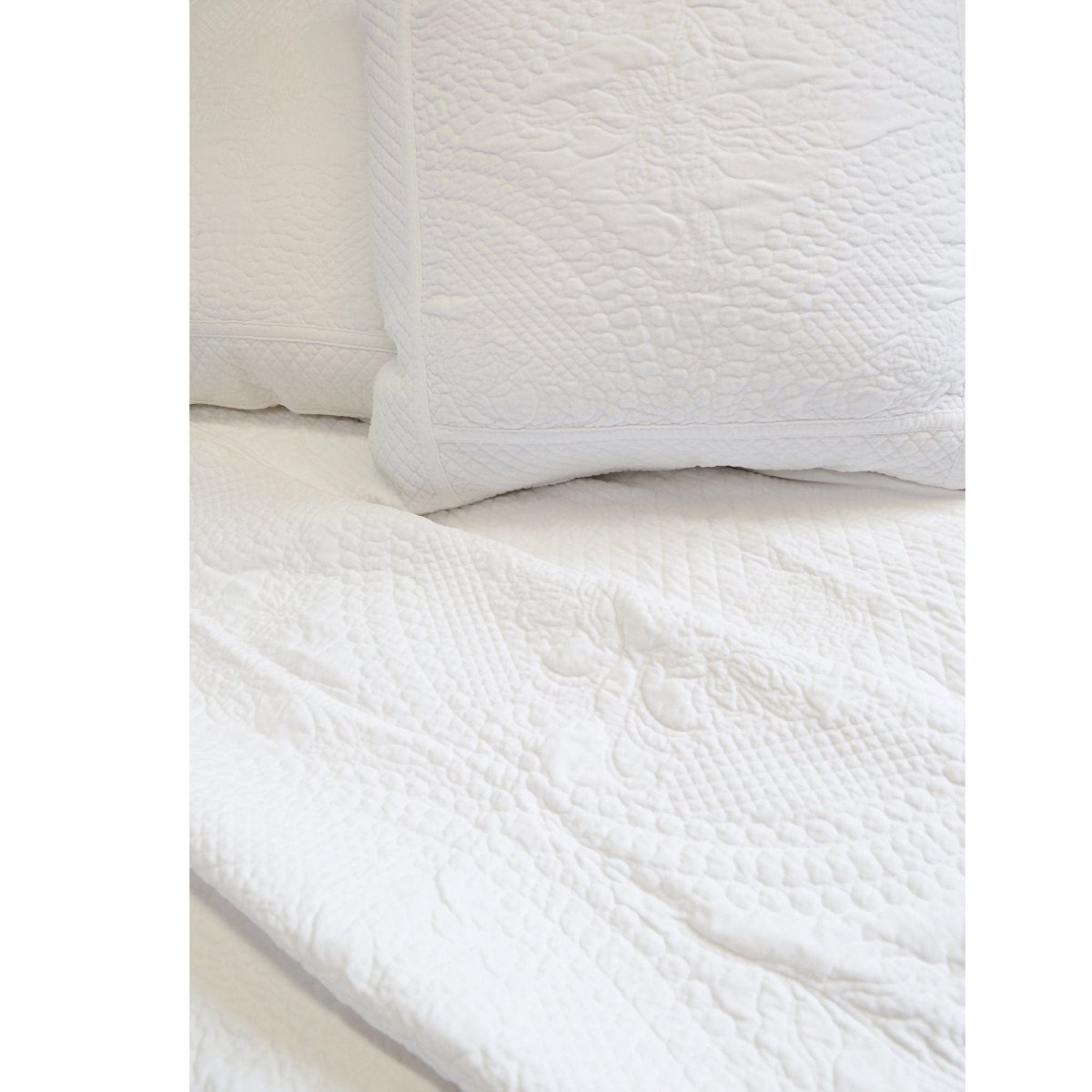 Pom Pom at Home - Marseille White Coverlet Collection - Coverlets and Shams - Fig Linens