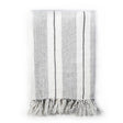 Pom Pom at Home - Laguna Grey & Charcoal Linen Blanket - Fig Linens