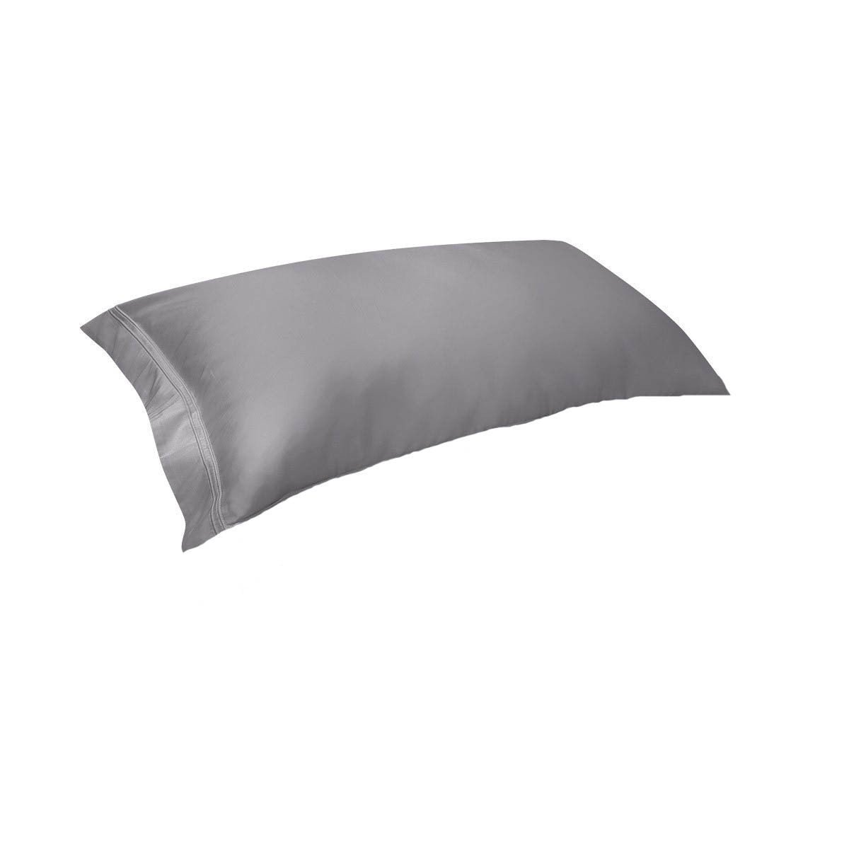 Fig Linens - Triomphe Sheeting by Yves Delorme - Platine Pillowcase