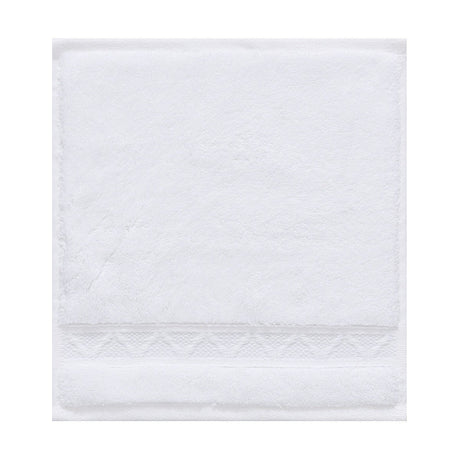 Le Jacquard Français | Caresse White Bath Collection | Fig Linens - Washcloth
