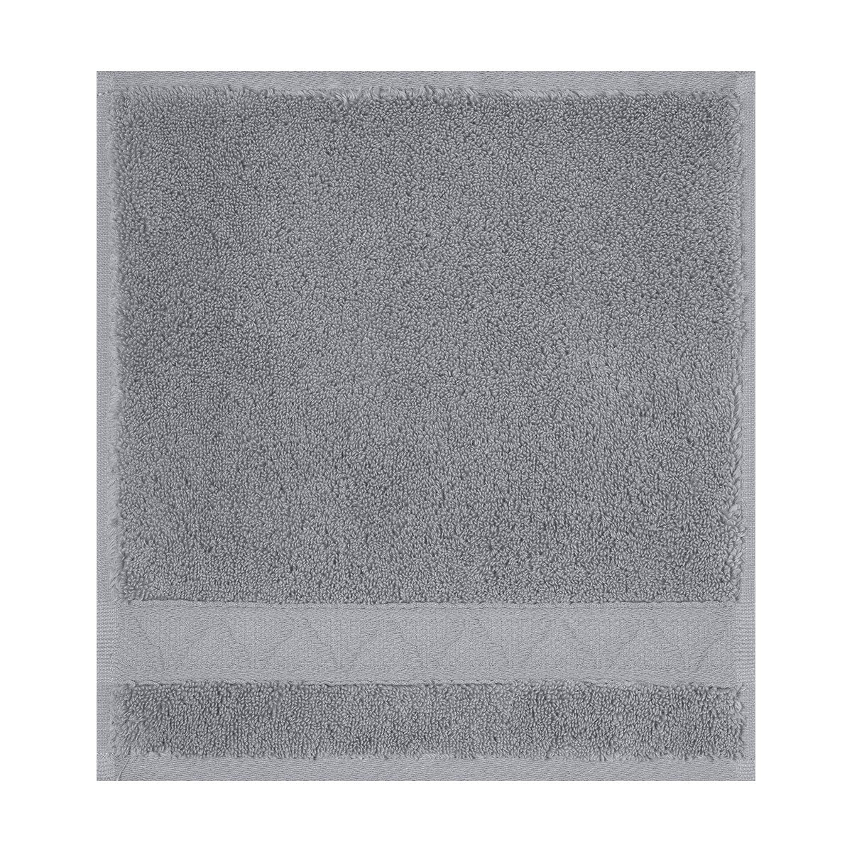 Le Jacquard Français | Caresse Pebble Bath Collection | Fig Linens - Gray washcloth