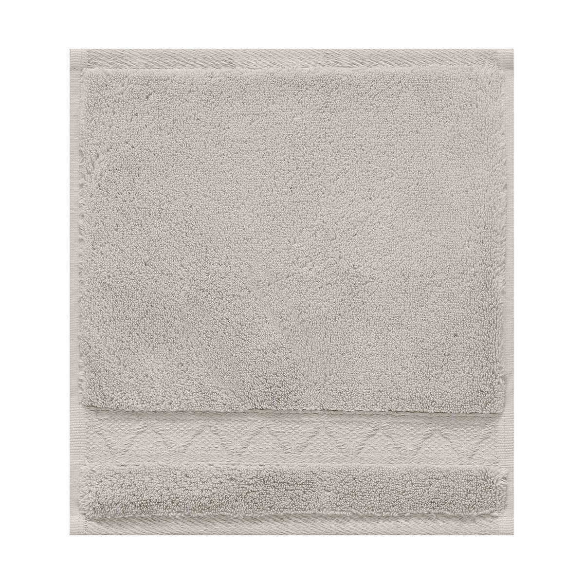 Le Jacquard Français | Caresse Linen Bath Collection | Fig Linens - Beige washcloth