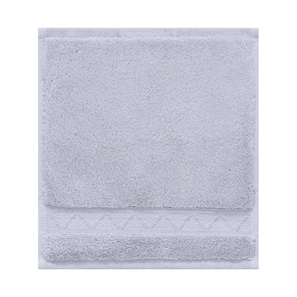 Le Jacquard Français | Caresse Cloud Gray Bath Collection | Fig Linens -  Washcloth