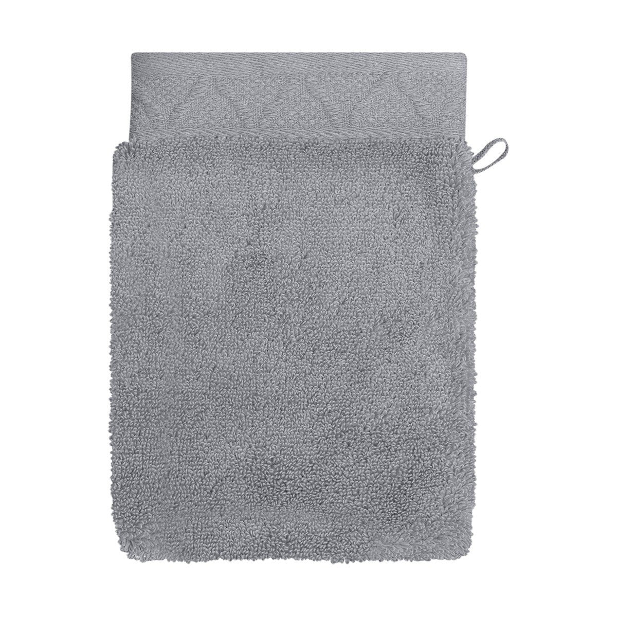 Le Jacquard Français | Caresse Pebble Bath Collection | Fig Linens - Gray wash mitt