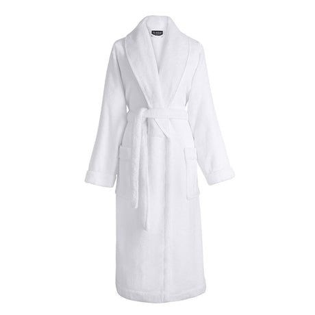 Caresse White Bathrobe by Le Jacquard Français | Fig Linens
