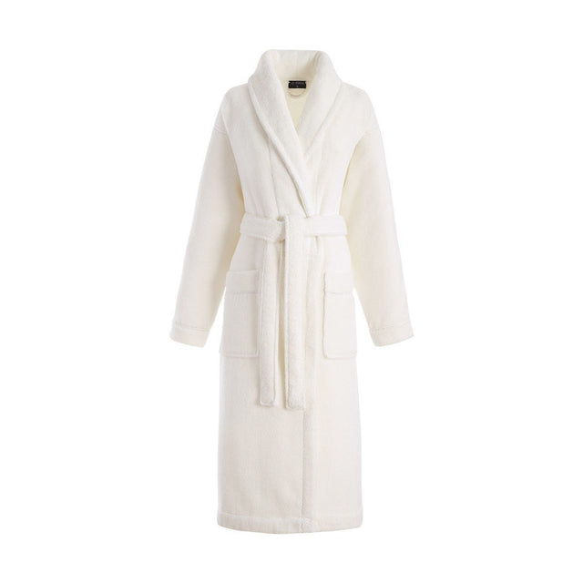 Caresse Ivory Bathrobe by Le Jacquard Français | Fig Linens