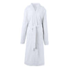 Volupte White Bathrobe by Le Jacquard Français | Fig Linens - Bath robe with pockets and belt