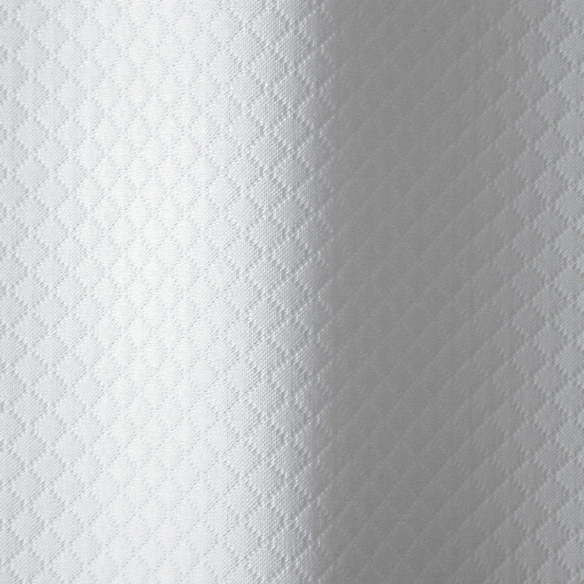 Diamond Pique White Shower Curtain by Matouk | Fig Linens