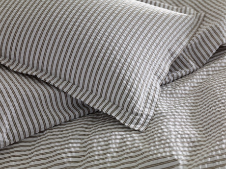 Matteo Luxury Bedding by Matouk -Brown duvet covers, coverlets, quilts, shams - Fig Linens and Home