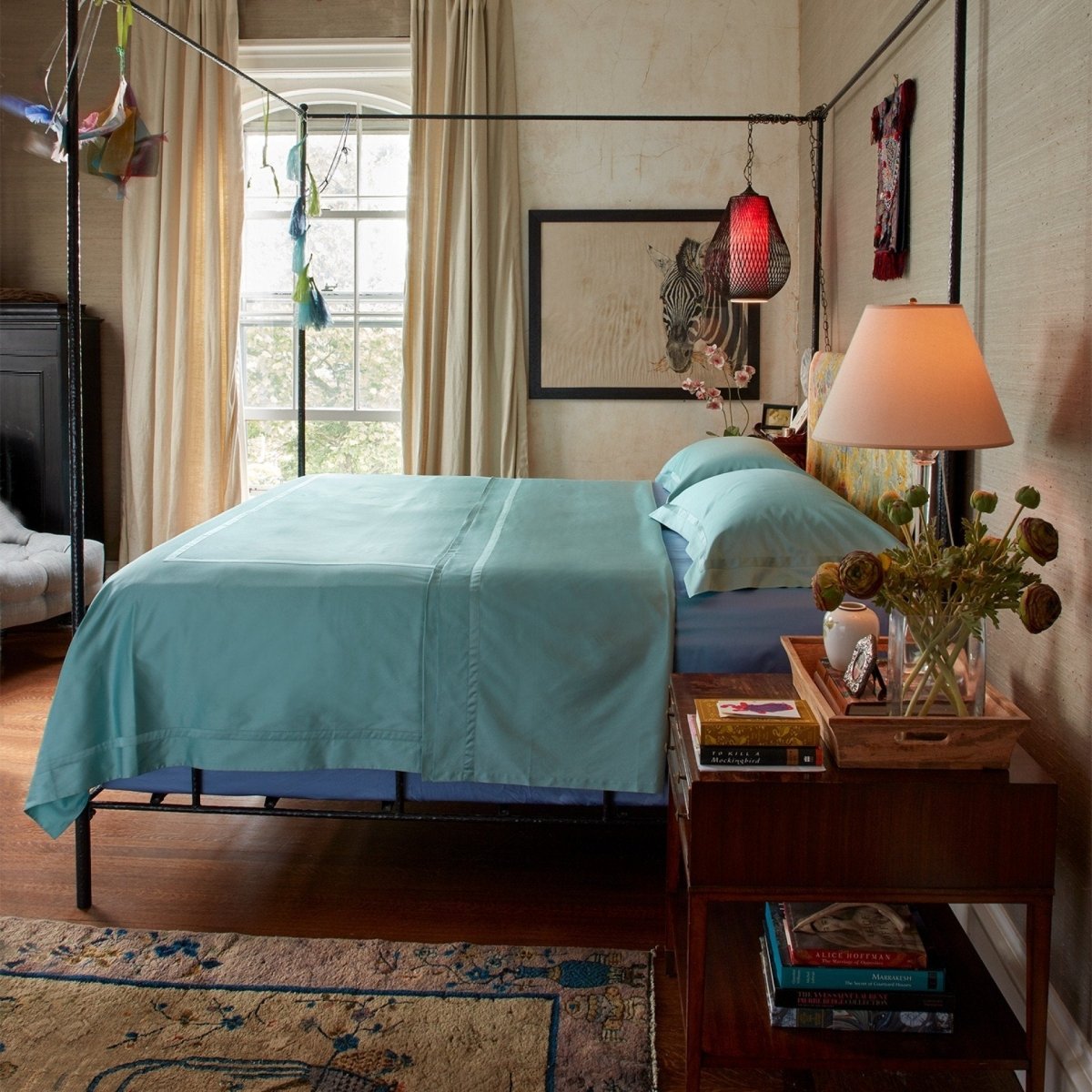 Fig Linens - Nocturne sheeting by matouk