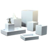 Fig Linens  -Contours White Bath Accessories by Mike + Ally