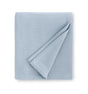 Corino Powder Blue Cotton Blanket by Sferra |  Fig Linens and Home - Blue cotton blanket