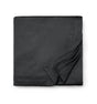 Favo Bedding by Sferra Fine Linens |  Dark Charcoal Gray blanket cover