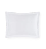 Favo Pillow Sham in White by Sferra | Fig Linens and Home - White Pique Matelasse