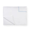 Fig Linens - Sferra Bedding - Grand Hotel White and Blue Duvet