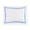 Fig Linens - Sferra Bedding - Grand Hotel White and Cornflower Blue Sham