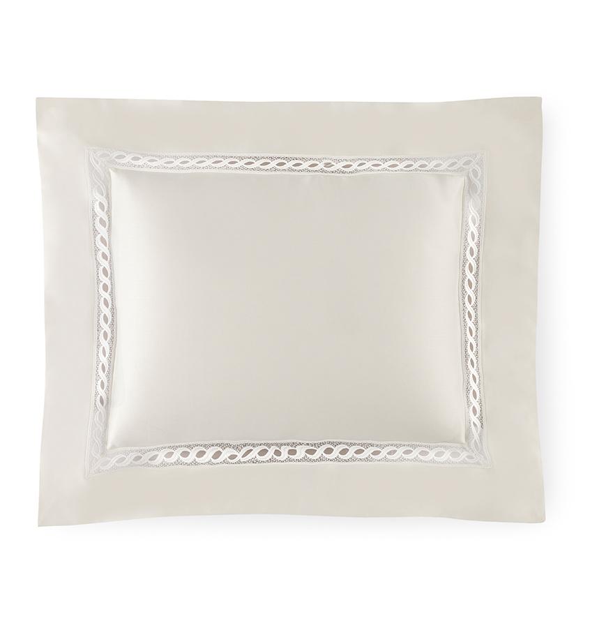 Fig Linens - Millesimo Bedding Collection by Sferra - Ivory sham