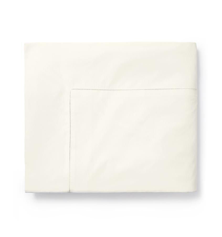 Fig Linens | Sereno Bedding Collection by Sferra - Ivory Flat sheet