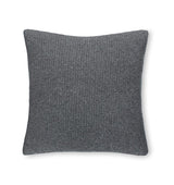 Pettra Gray Throw Pillow by Sferra | Fig Linens and Home - Gray throw pillow