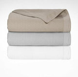Morphée Platine Gray Coverlet by Yves Delorme | Fig Linens