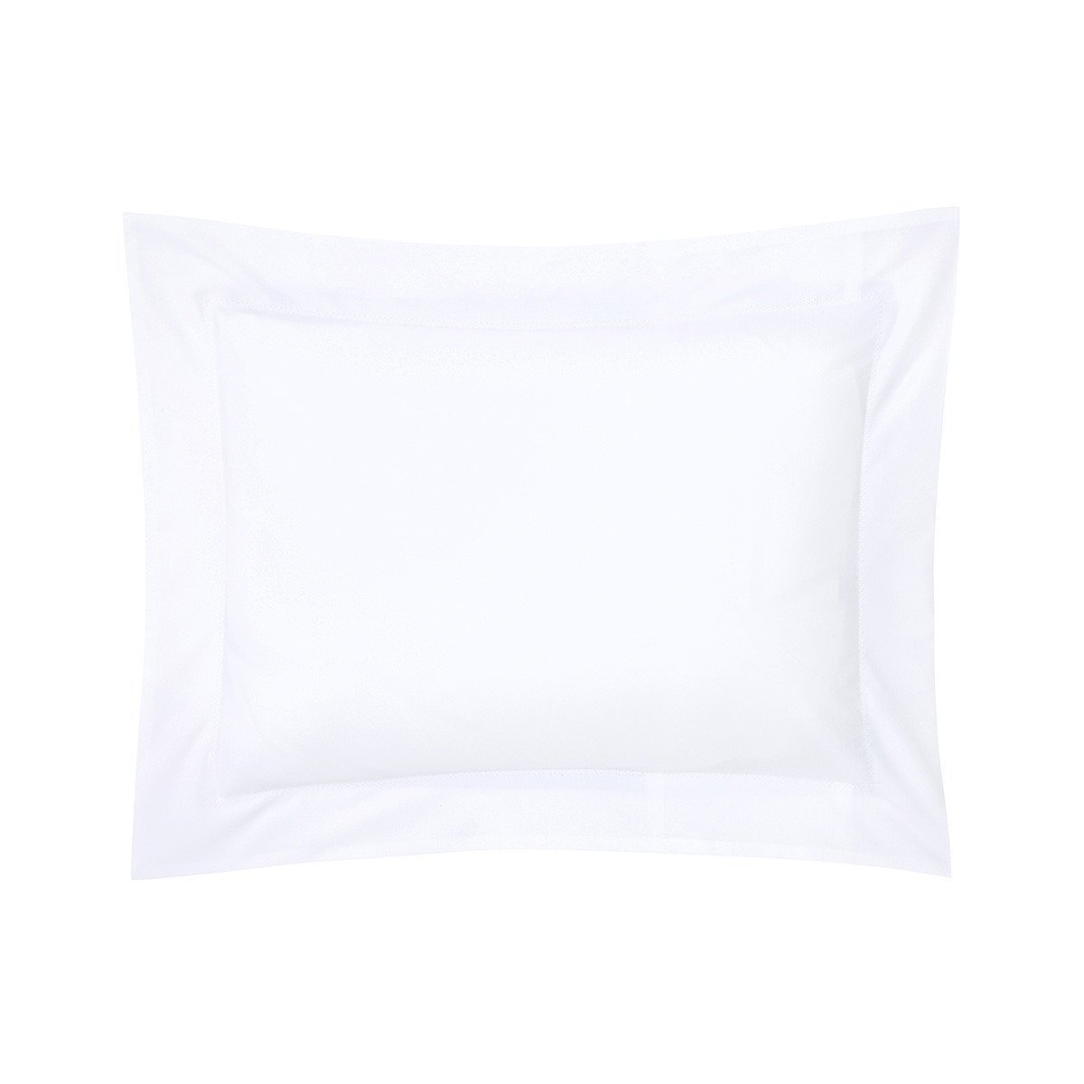 Roma Blanc Bedding by Yves Delorme | Fig Linens - Luxury cotton, white bed linens, boudoir sham