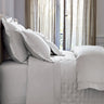Triomphe Silver Light Gray Bedding by Yves Delorme | Sheets, Quilts, Duvets | Fig Linens