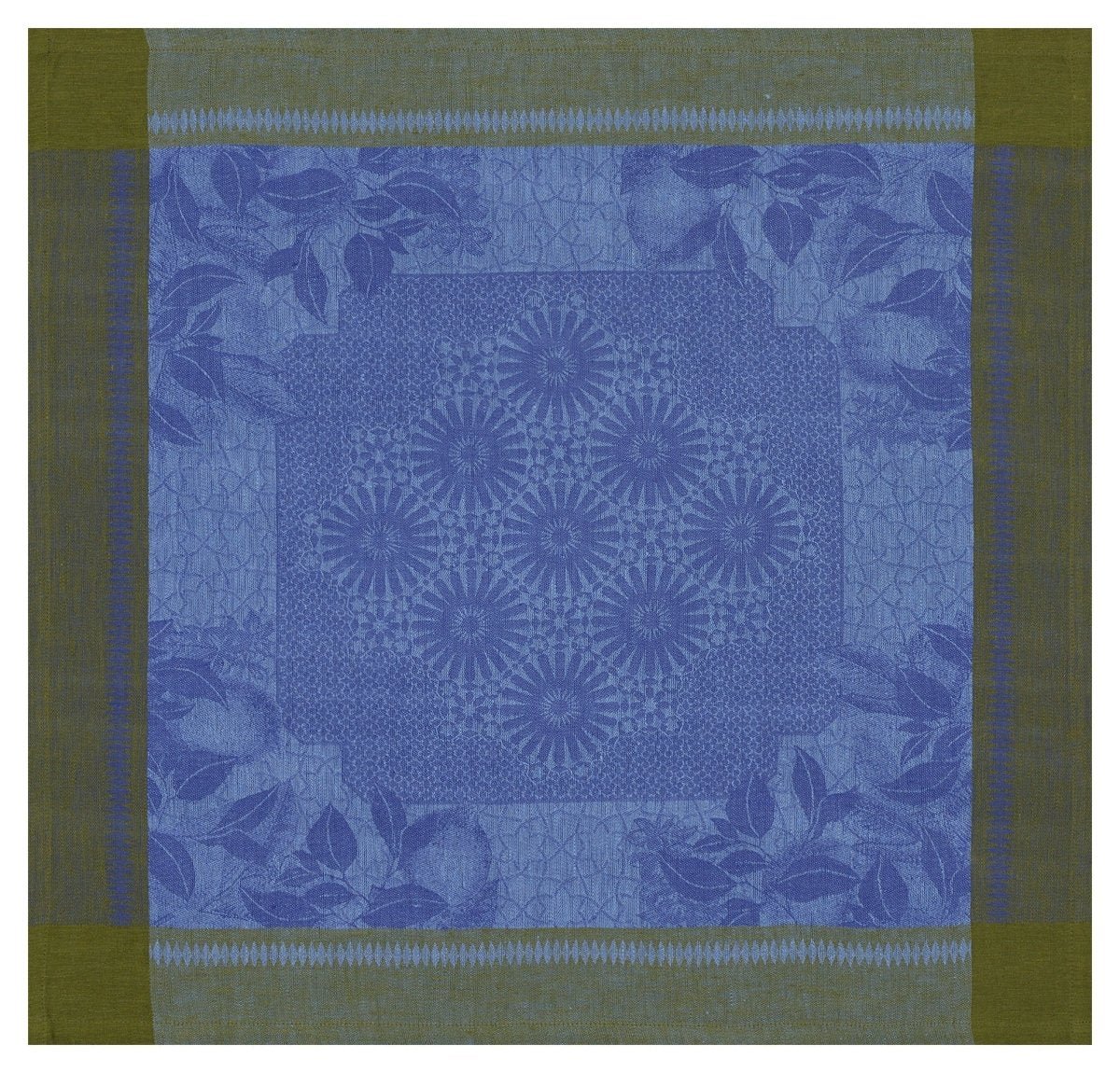 Le Jacquard Français Table Linen Jardin D'Orient Blue Fig Linens Napkin
