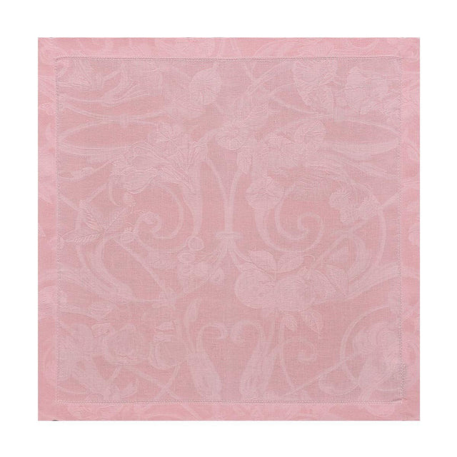 Cloth Napkins Set of 4 - Le Jacquard Français Table Linen Tivoli in Pink at Fig Linens and Home