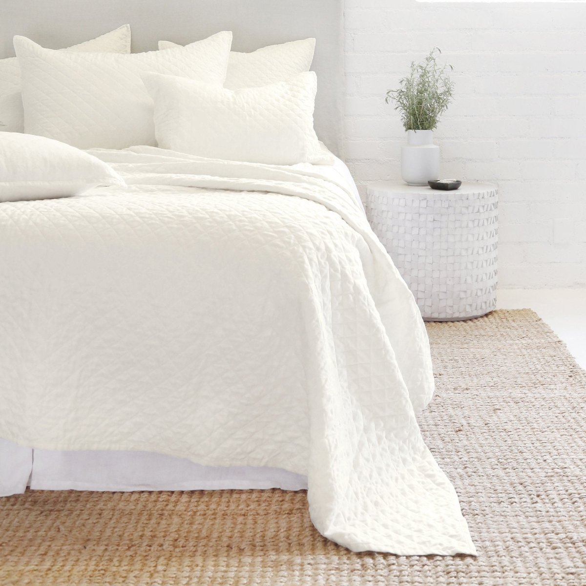 Pom Pom at Home - Hampton Cream Coverlet Collection | Fig Linens