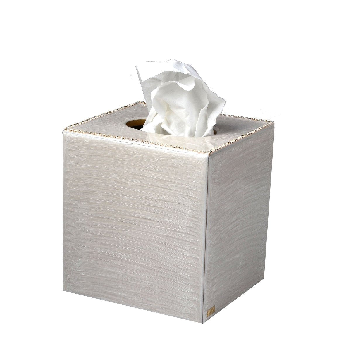 Fig Linens - Mike + Ally Audrey Bath Accessories - Boutique Tissue Box Cover