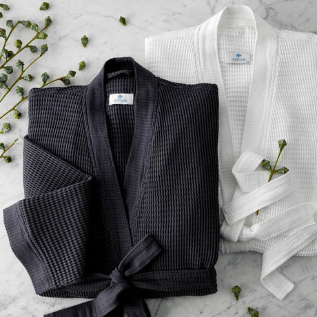 Matouk Kiran Bathrobes | Matouk Robe in Turkish Waffle Cotton and Bamboo
