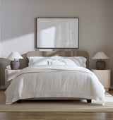 Sferra Fiona Ivory Bedding by Sferra - King Duvet Cover 106X92 Ivory at FIG LINENS AND HOME - 3