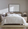 Sferra Fiona Ivory Bedding by Sferra - King Duvet Cover 106X92 Ivory at FIG LINENS AND HOME - 3