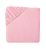 Fitted Sheet - Sferra Fiona Carnation Pink Bedding at Fig Linens and Home