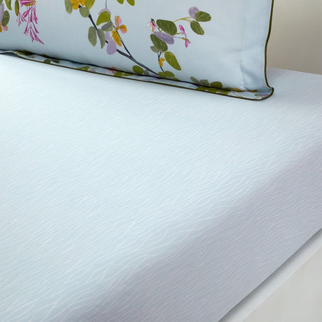 Yves Delorme Luciole Organic Cotton Fitted Sheets at Fig Linens & Home - Detail 2