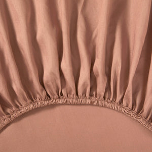 Fitted Sheet Detail - Triomphe Sienna Cotton Bedding by Yves Delorme at Fig Linens and Home