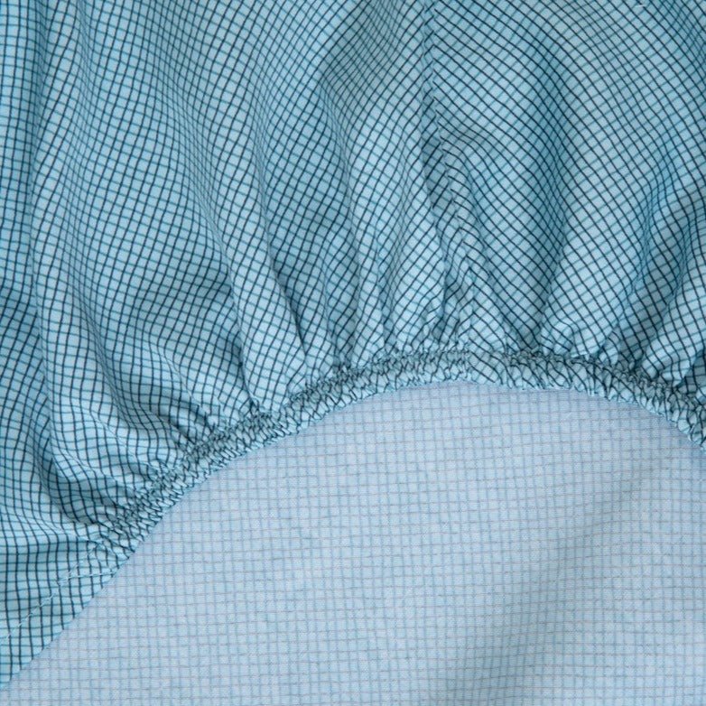 Fitted Sheet Detail - Alton Pacific Bedding by Yves Delorme | Hugo Boss