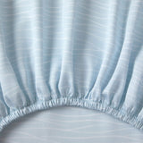 Yves Delorme Luciole Organic Cotton Fitted Sheets at Fig Linens & Home - Detail 1