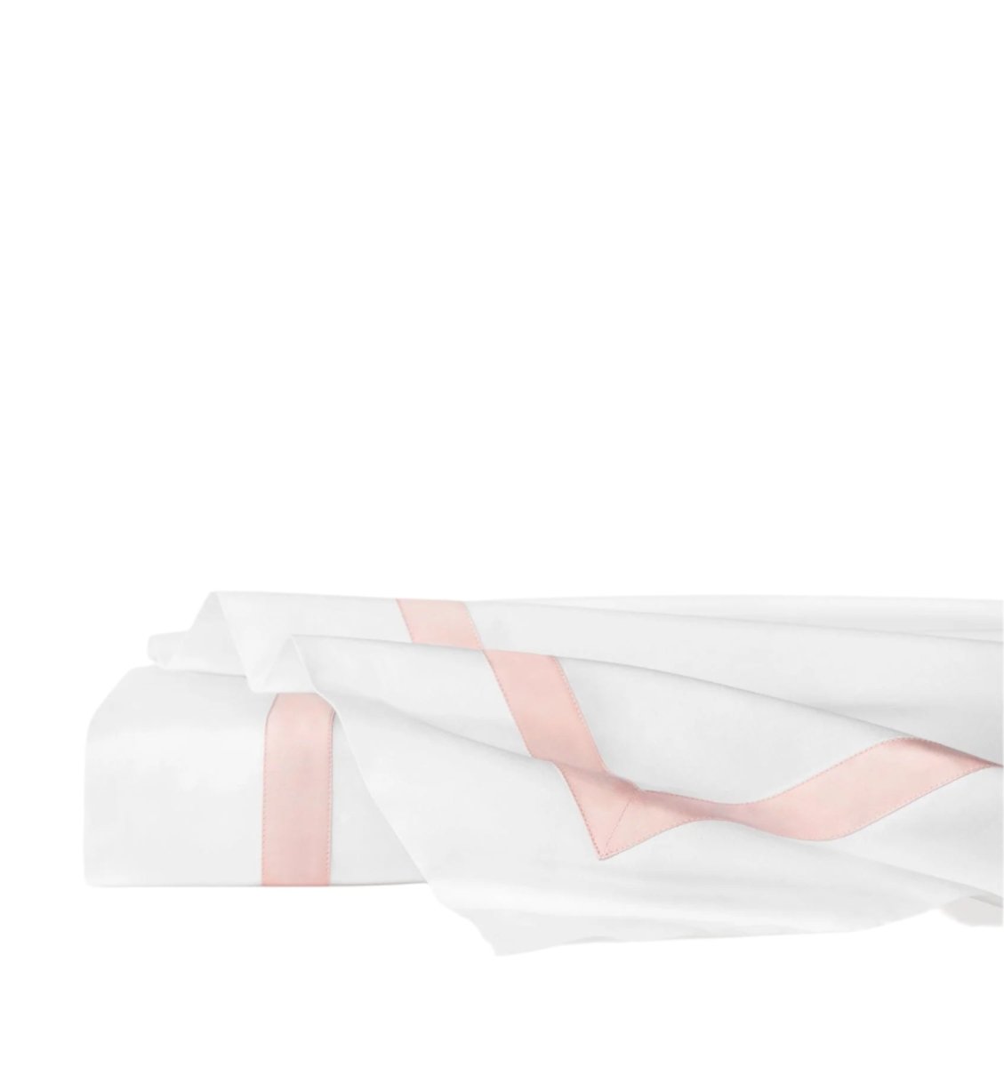 Flat Sheet - Sferra Estate Bedding in Petal Pink at Fig Linens and Home