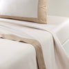 Apollon Dune Flat Sheet by Yves Delorme