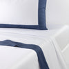 Apollon Outremer Flat Sheet by Yves Delorme