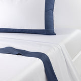 Apollon Outremer Flat Sheet by Yves Delorme