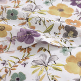 Fleurs Flat Sheet by Yves Delorme