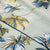 Detail of Flat Sheet - Yves Delorme Tropical Green Bedding - Organic Cotton at Fig Linens and Home