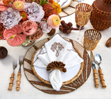 Bamboo Gold Glassware Detail 5 | Kim Seybert at Fig Linens and Home