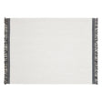 Fringe White & Navy Placemat | Mode Living at Fig Linens and Home