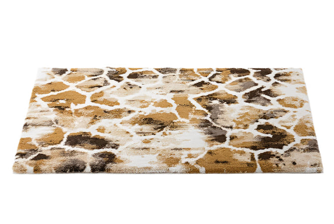 Flat 2 Gigi 27x47 Gold 840 Bath Rug by Abyss at Fig Linens and Home